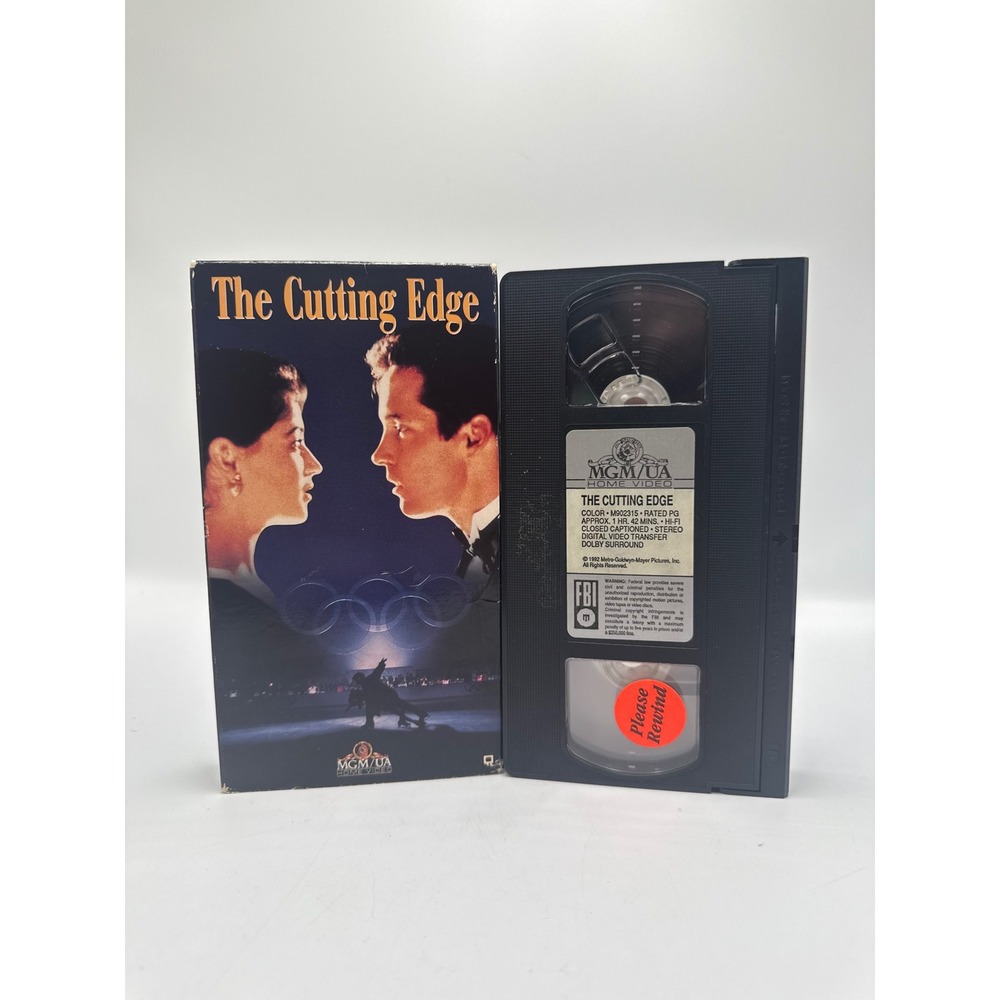 The Cutting Edge VHS 1992 Movie MGM/UA Home Video D.B. Sweeney Moira Kelly PG